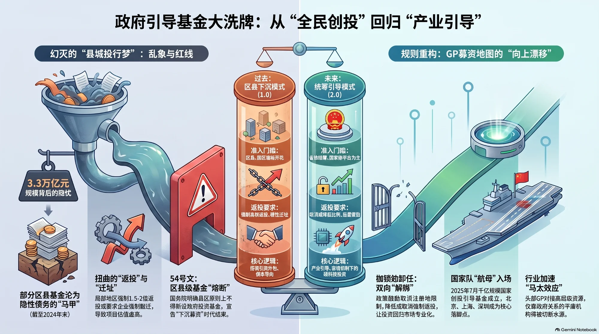 “金主”变脸,“操盘手”上岸:政府引导基金迎来大洗牌一页导览